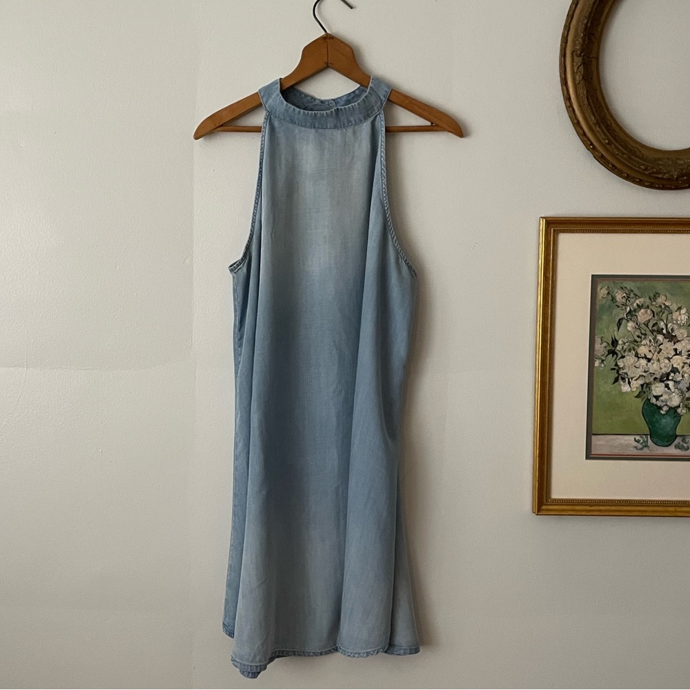 Cloth & Stone high neck a line dress